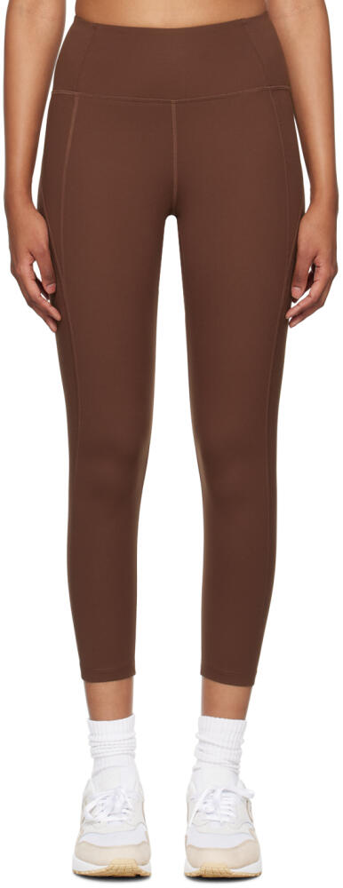 Girlfriend Collective Brown Compressive Leggings Cover