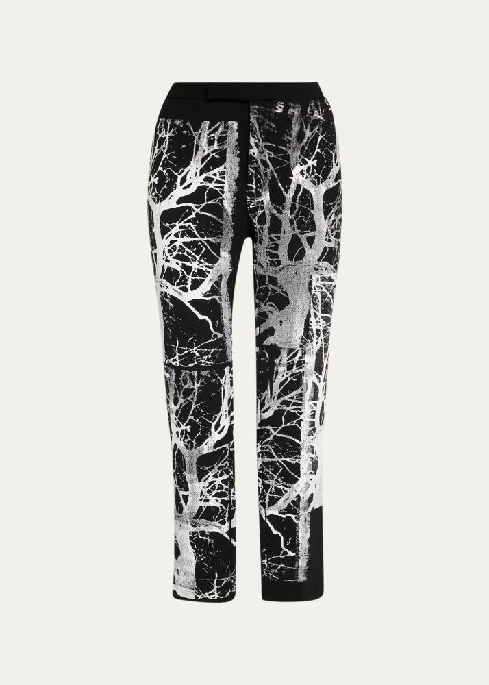 Libertine Midnight Forest Printed Narrow Trousers Cover