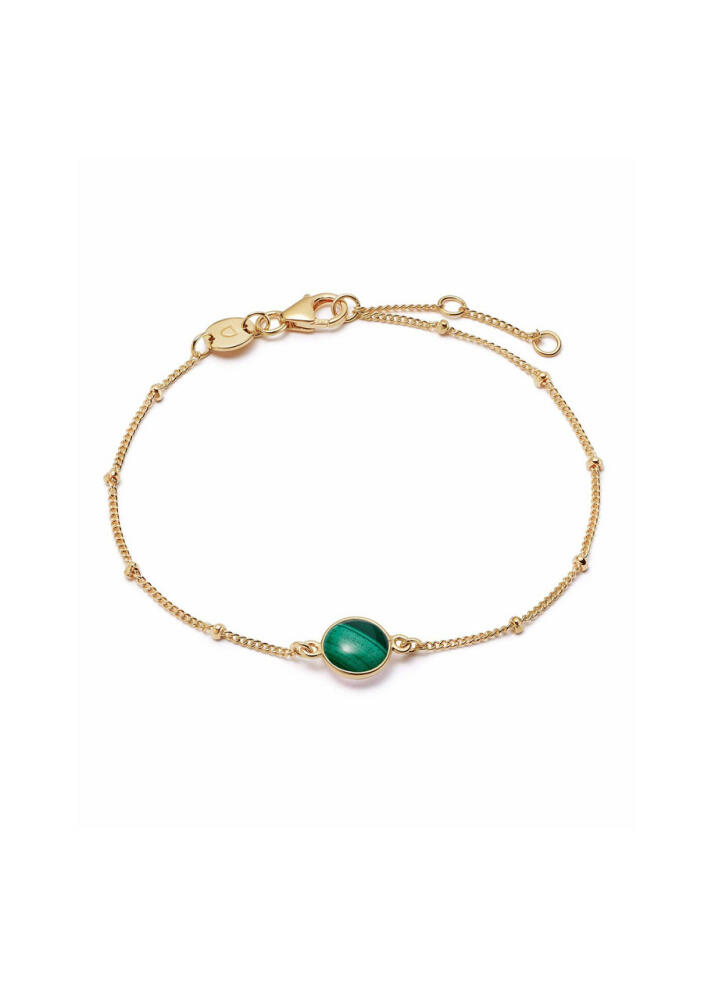 Daisy London Healing Stone 18kt Gold-plated Bracelet - Green Cover