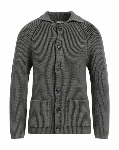 Circolo 1901 Man Cardigan Dark green Virgin Wool Cover