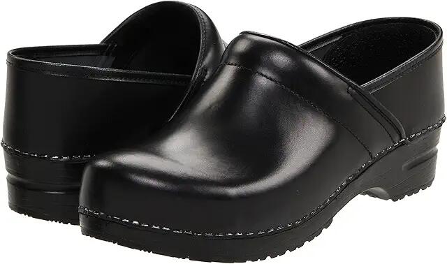 Sanita Professional Cabrio - Mens (Black Brush Off Leather) Men's Clog Shoes Cover