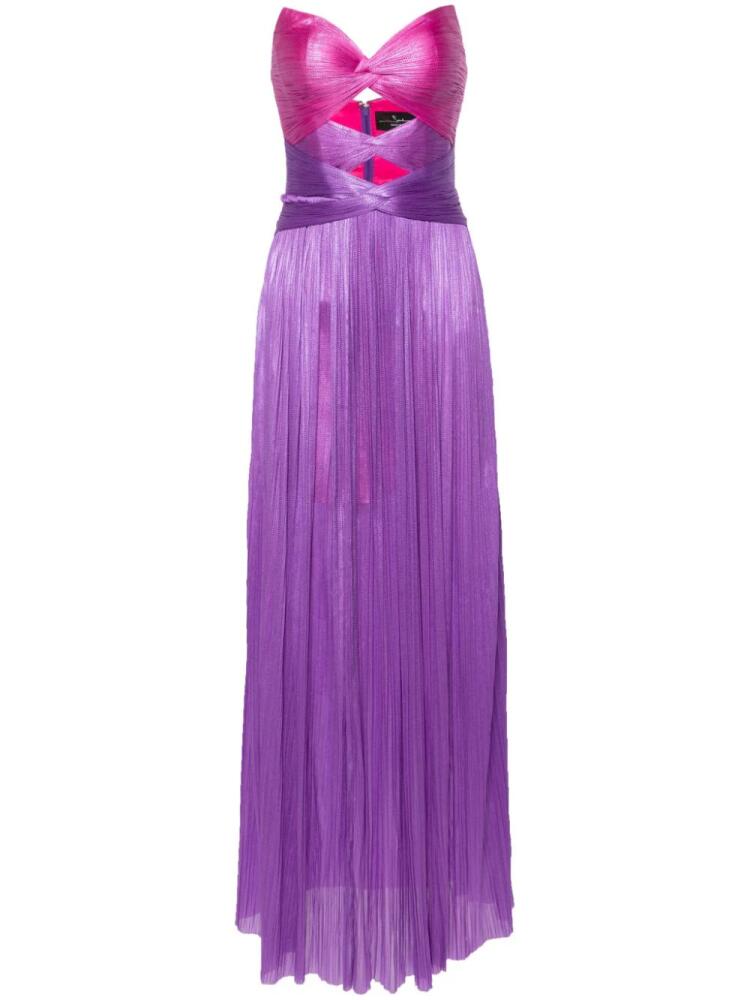 Iris Serban Lavinia strapless gown - Pink Cover