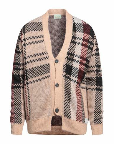 Aries Man Cardigan Camel Acrylic, Mohair wool, Nylon Cover