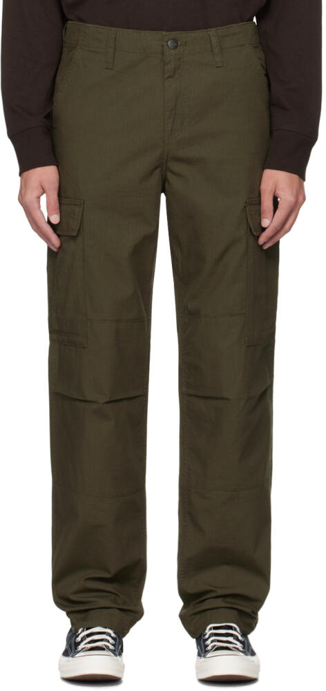 Carhartt Work In Progress Green Regular Cargo Pants Cover