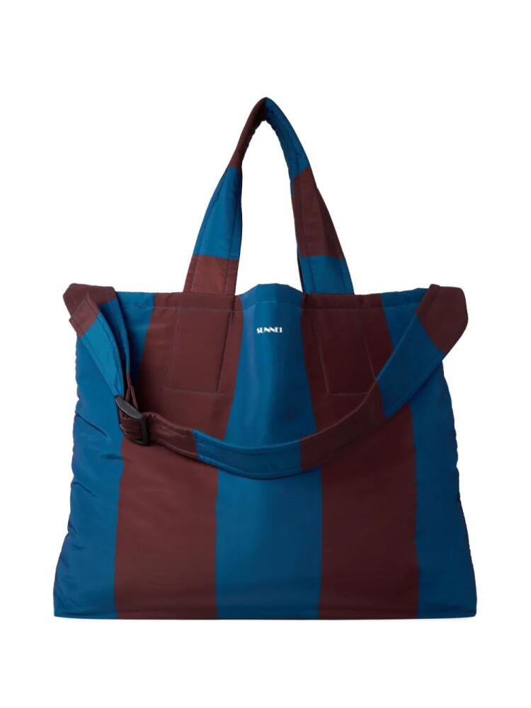 Sunnei Everyday reversible tote bag - Blue Cover