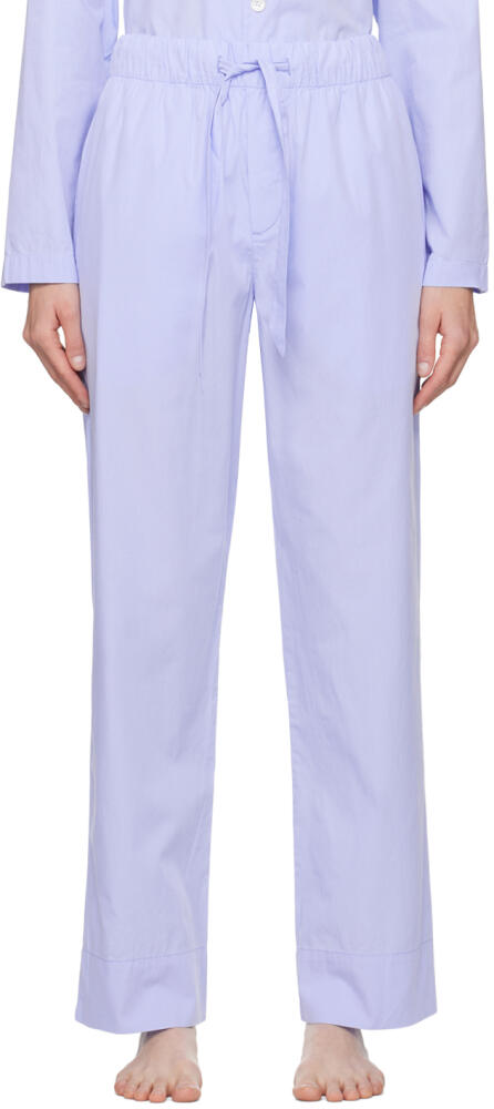 Tekla Blue Drawstring Pyjama Pants Cover