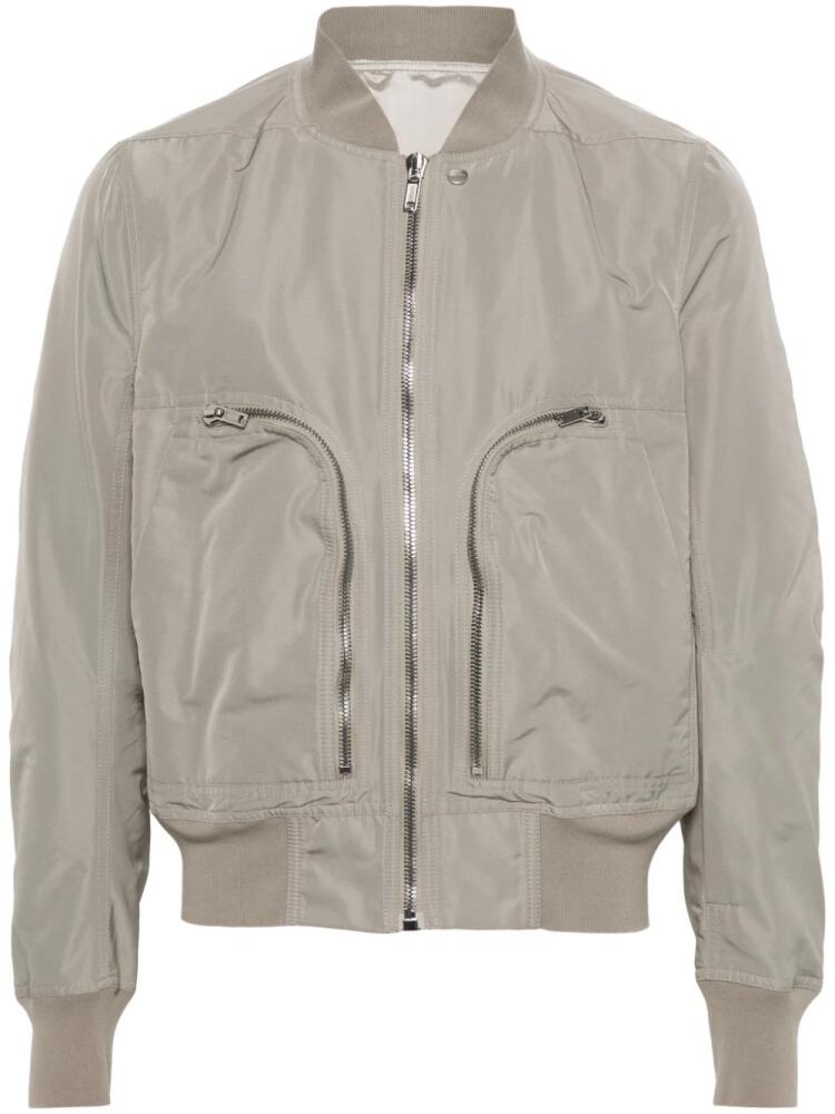 Rick Owens Bauhaus Flight bomber jacket - Neutrals Cover