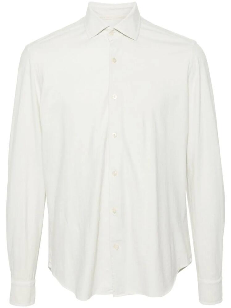 Tintoria Mattei jersey cotton shirt - Neutrals Cover