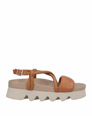 Patrizia Bonfanti Woman Sandals Tan Soft Leather Cover