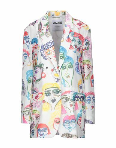 Moschino Woman Blazer White Silk Cover