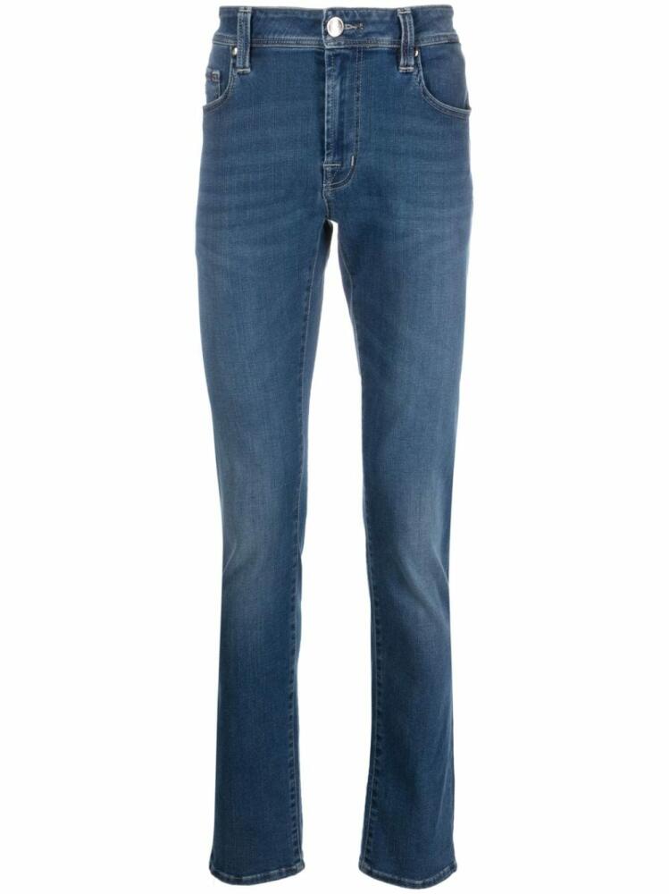 Sartoria Tramarossa low-rise straight-leg jeans - Blue Cover