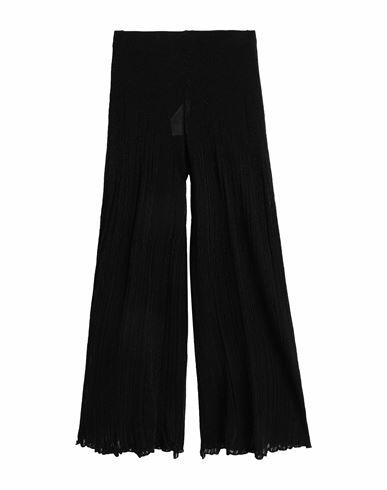 Circus Hotel Woman Pants Black Viscose, Polystyrene, Polyamide Cover