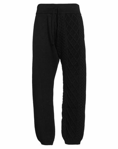 Family First Milano Man Pants Black Wool, Polyamide, Acrylic Cover