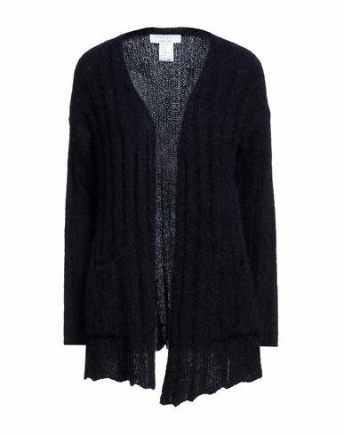 Kaos Woman Cardigan Midnight blue Mohair wool, Acrylic, Polyamide Cover