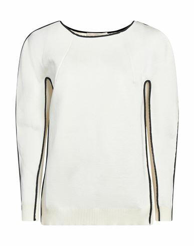 Liviana Conti Woman Sweater Beige Polyester, Virgin Wool Cover