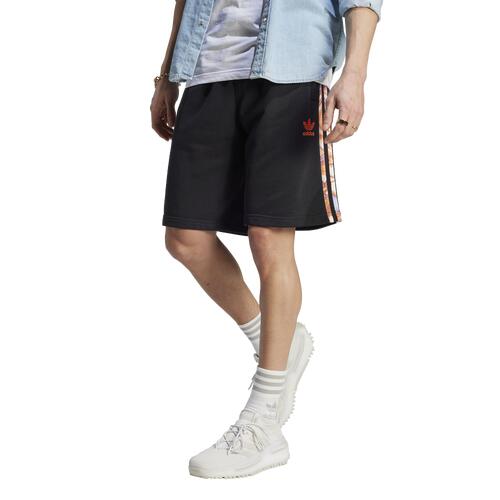 adidas Originals 3S Shorts - Mens Orange/Black Cover