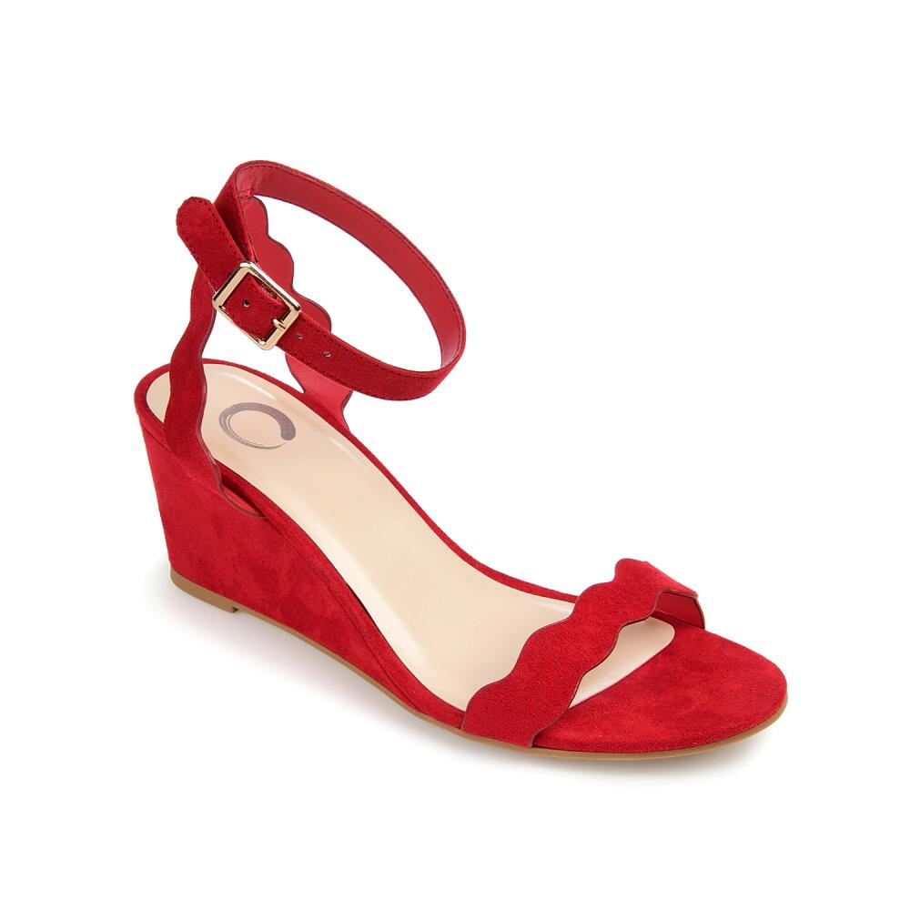 Journee Collection Loucia Wedge Sandal | Women's | Red Cover