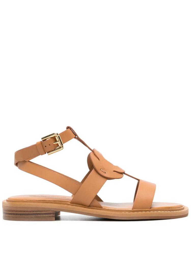 See by Chloé Loys flat leather sandals - Neutrals Cover