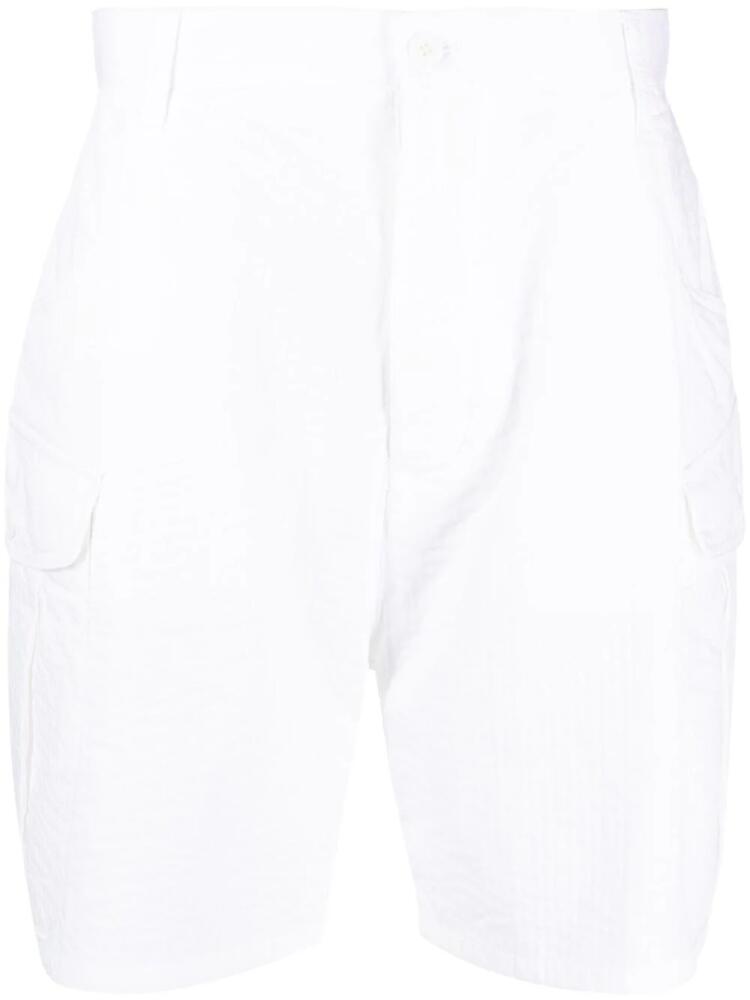 Giorgio Armani seersucker cargo shorts - White Cover