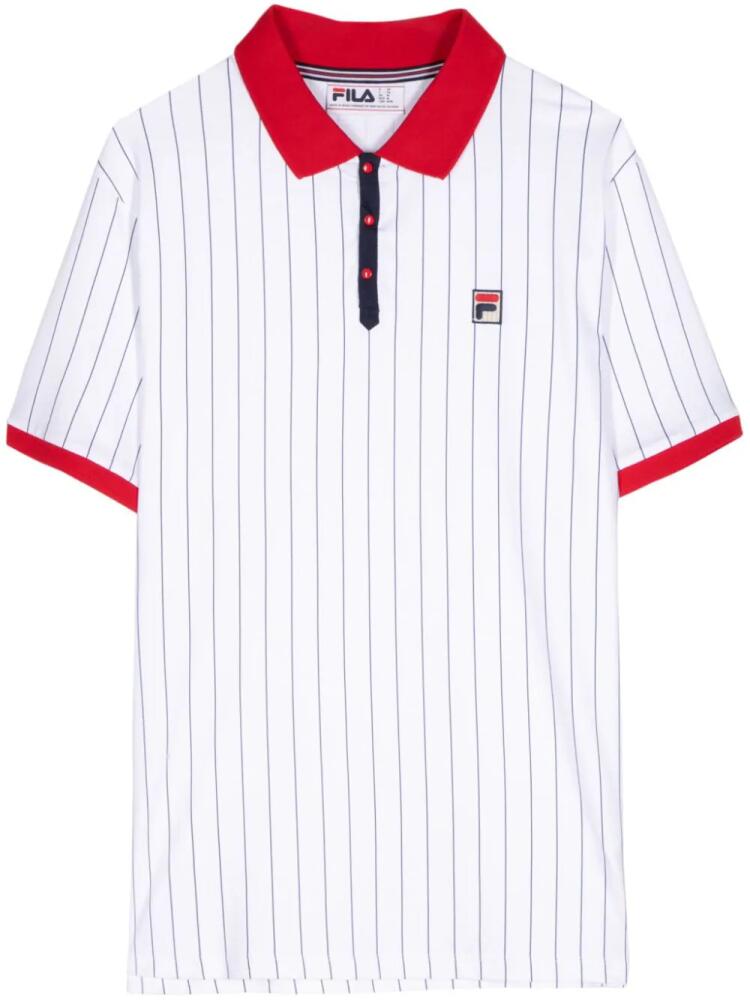 Fila BB1 striped polo shirt - White Cover