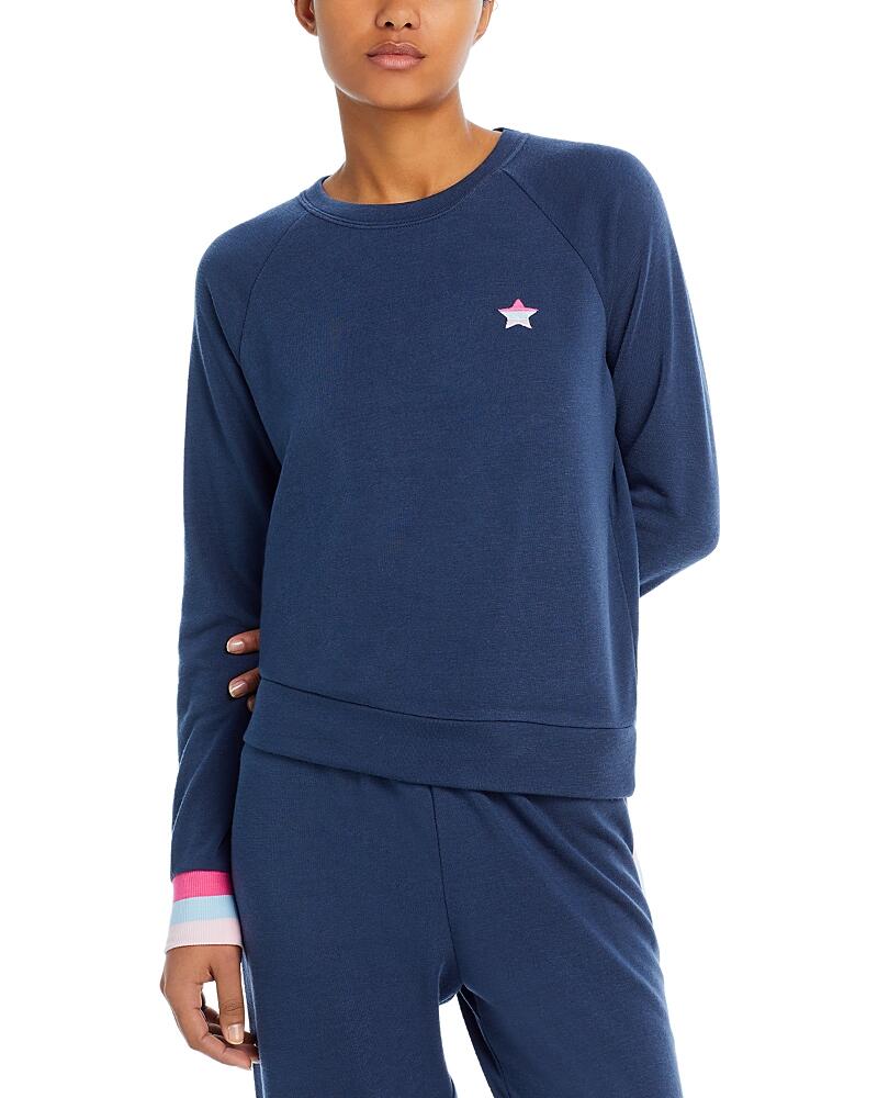 Aqua Star Embroidered Fleece Sweatshirt - Exclusive Cover