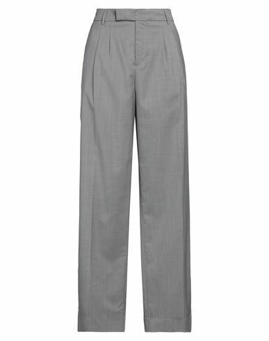 Briglia 1949 Woman Pants Grey Virgin Wool, Polyester, Elastane Cover