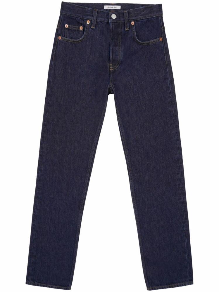 Sporty & Rich straight-leg cotton jeans - Blue Cover