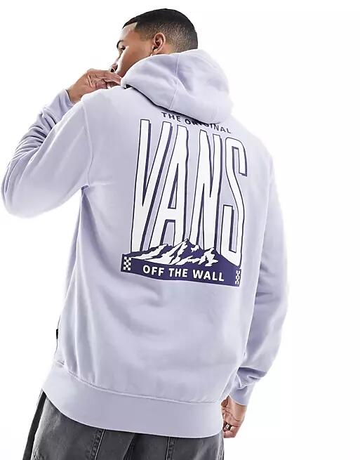 Vans graphic back print hoodie in lilac-Purple Cover