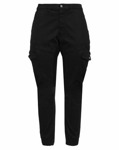 Guess Woman Pants Black Cotton, Lyocell, Elastane Cover