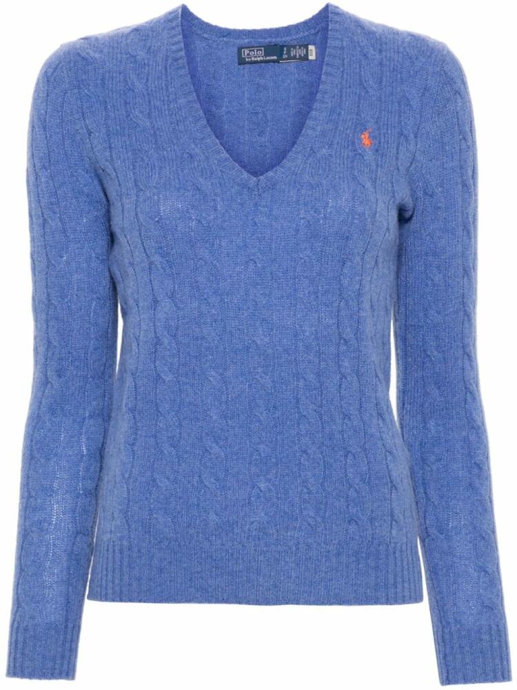 Polo Ralph Lauren Polo Pony-embroidered sweater - Blue Cover