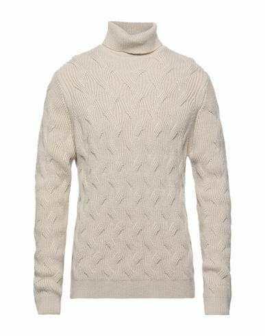 Fred Mello Man Turtleneck Beige Acrylic, Wool Cover