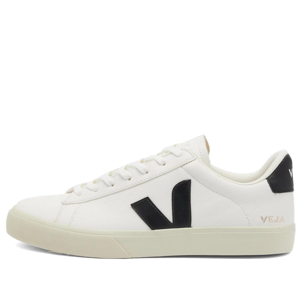 Veja Men's Campo Sneaker in White/Black Cover