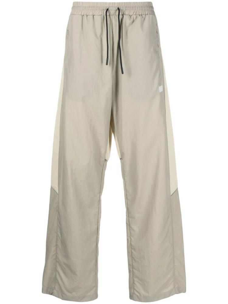 Reebok elasticated-waist ripstop track pants - Neutrals Cover