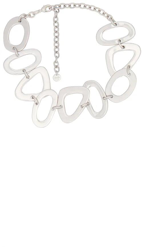 Cult Gaia Paloma Choker in Metallic Silver Cover