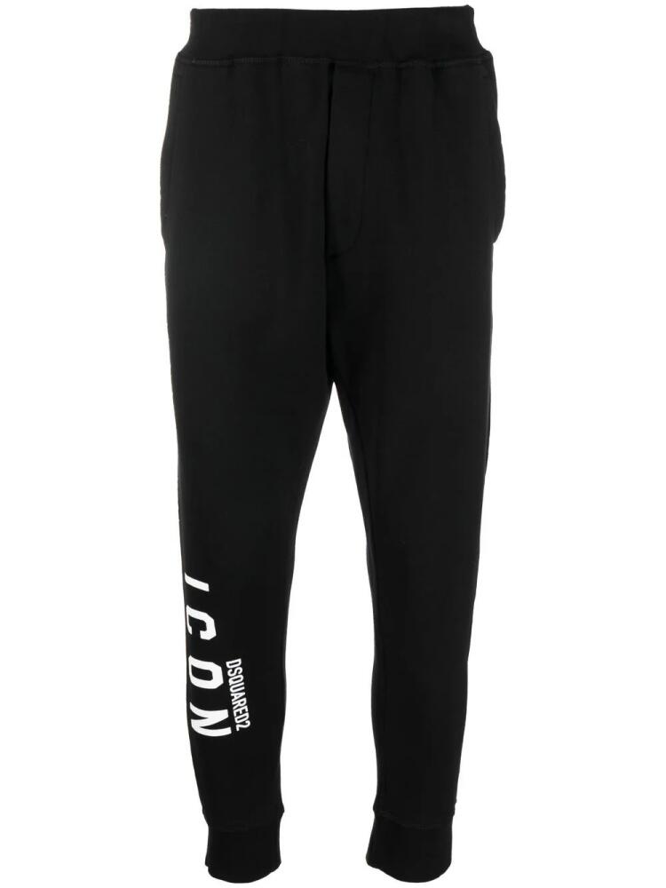 DSQUARED2 Icon logo-print track pants - Black Cover