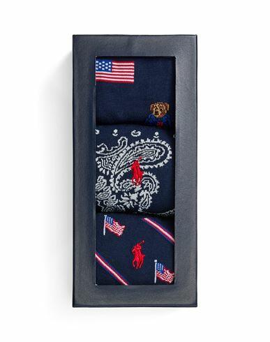 Polo Ralph Lauren Man Socks & Hosiery Navy blue Cotton, Polyamide, Polyester, Elastane Cover