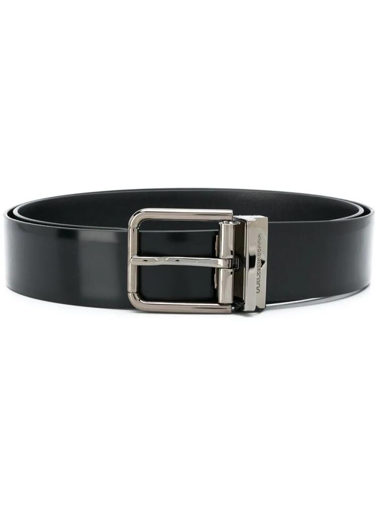 Dolce & Gabbana buckled leather belt - Black Cover