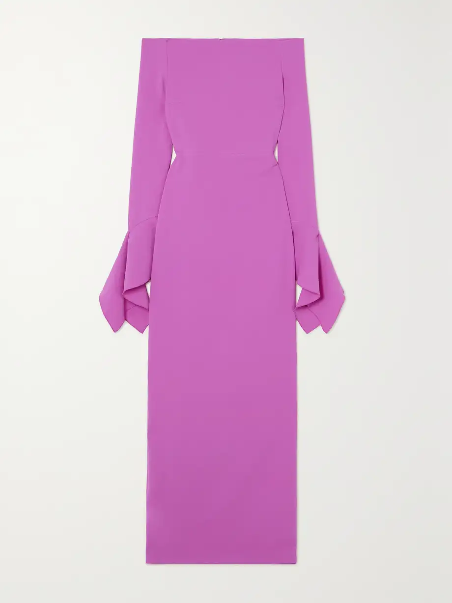 Solace London - Amalie Crepe Gown - Pink Cover