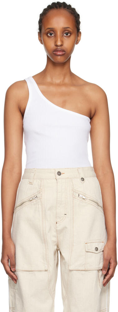 Isabel Marant White Tresia Tank Top Cover