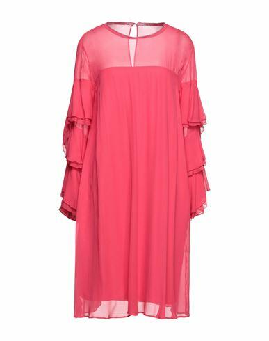 Atos Lombardini Woman Mini dress Fuchsia Viscose, Polyester Cover