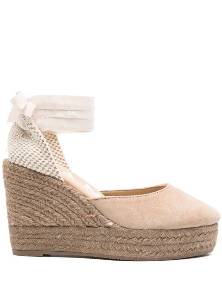 Manebi 100mm suede espadrilles - Neutrals Cover