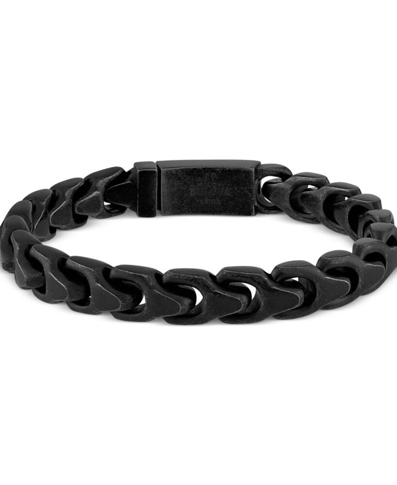 Bulova Men's Link Bracelet in Black-Plated Stainless Steel - Na Cover