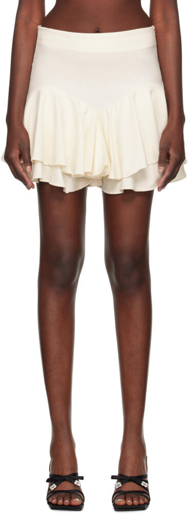 Tach Off-White Sultana Miniskirt Cover