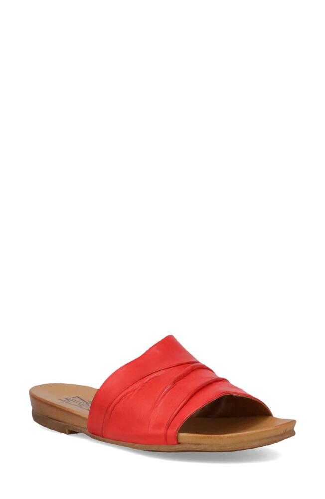 Miz Mooz Aria Slide Sandal in Scarlet Cover