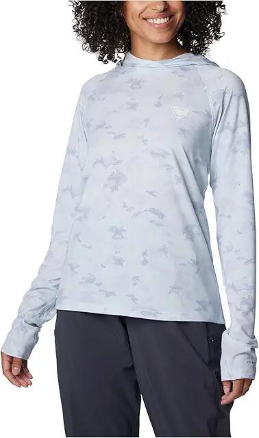 Columbia PFG Uncharted Hoodie (Cirrus Grey Uncharted Waters) Women's Clothing Cover