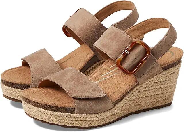 Aetrex Ashley (Taupe) Women's Sandals Cover