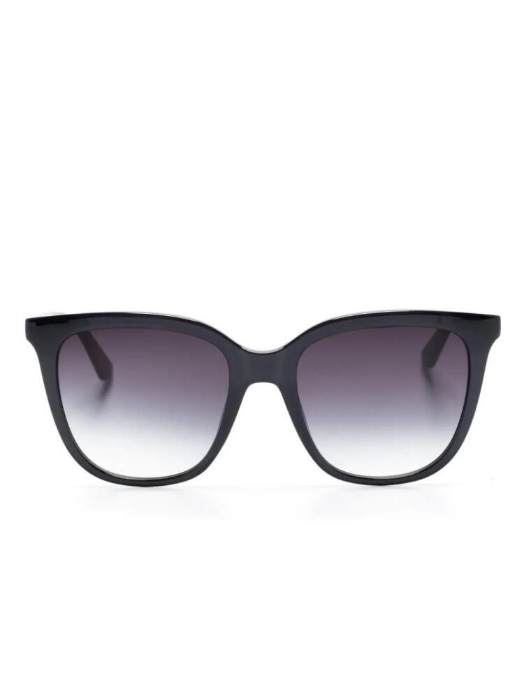 Calvin Klein rectangle-frame sunglasses - Black Cover