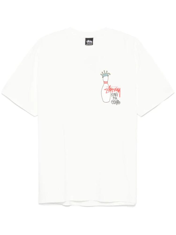 Stüssy Kingpin T-shirt - White Cover