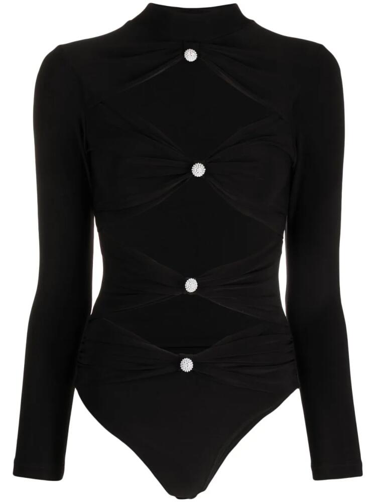 Alchemy x Lia Aram cut-out detail bodysuit - Black Cover