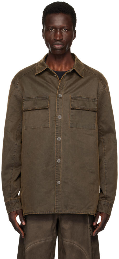 Han Kjobenhavn Brown Washed Shirt Cover